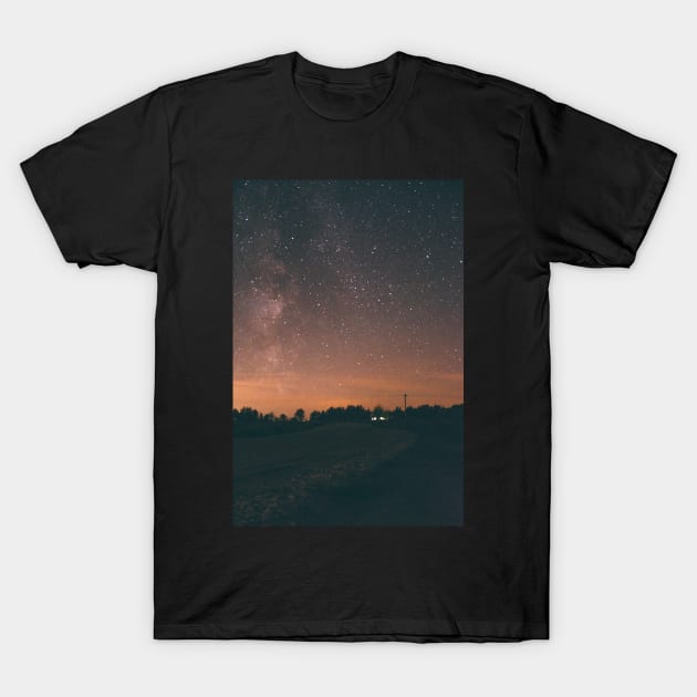 Aurora Borealis III T-Shirt by Admkng